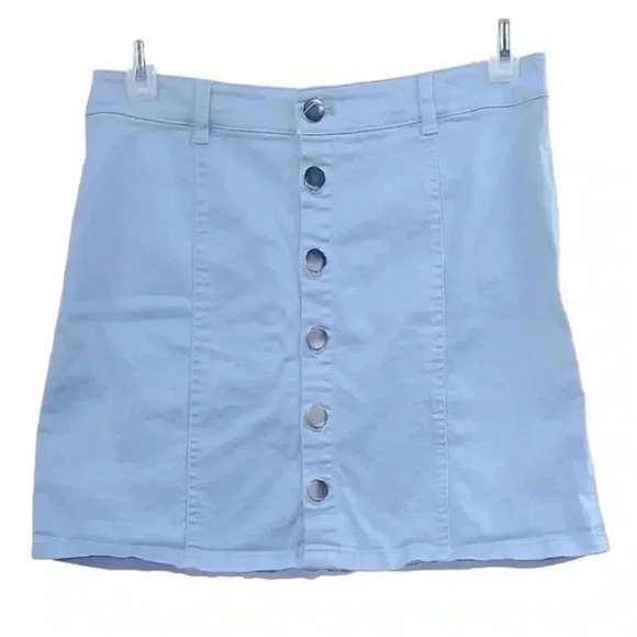 Forever 21 Blue Mini Skirt - Picture 1 of 4